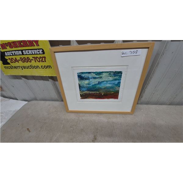 Original Painting by Sask. Artist J.F. Miller, " by Jacqueline Faye Miller 17”×20” signed on back