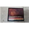 Image 2 : Original Abstract Painting by J.F. Miller in Black Floating Frame. 7”×8”