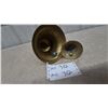 Image 4 : Two Brass Schoolhouse Hand Bells with Black Wood Handles