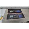 Image 1 : Two new Shadowbox Display Cases with Military Medals, Photos, and Insignia, 8.25” x 26.5” x 3.25