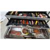 Image 5 : Vintage Aluminum Metal Tackle Box with Assorted Fishing Lures and Line