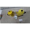 Image 4 : Three Yellow Enamelware Coffee Pots and Saucepan