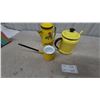 Image 5 : Three Yellow Enamelware Coffee Pots and Saucepan