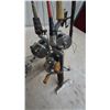 Image 2 : Assorted Fishing Rods and Reels: 4 Vintage Rods, and Reels, and one Modern