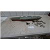 Image 1 : Vintage USS Enterprise CVN-65 Aircraft Carrier Model, Island, Cranes, and 20+ Aircraft 33”