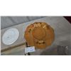 Image 7 : Donald Rogers Winter Landscape Tray, Solian Ware Deer Plate, and Wood Tray