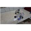 Image 1 : Magic Bullet Blender and Accessories: Blender Base, 2 Blade Attachments, 5 Cups, 3 Lids, and More.