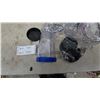 Image 5 : Magic Bullet Blender and Accessories: Blender Base, 2 Blade Attachments, 5 Cups, 3 Lids, and More.