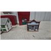 Image 2 : Hallmark Miniature Houses: General Store, Post Office, and 3 Houses with Original Boxes