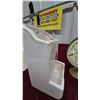 Image 8 : Vintage Conant Custom Brass Thermo-Hygrometer, Milk Bottle, and Glass Urinal Bottle