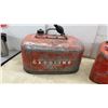 Image 2 : Three Vintage Outboard Marine Fuel Tanks Including Mercury Marine 5 Imperial Gallon
