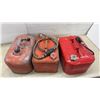 Image 5 : Three Vintage Outboard Marine Fuel Tanks Including Mercury Marine 5 Imperial Gallon