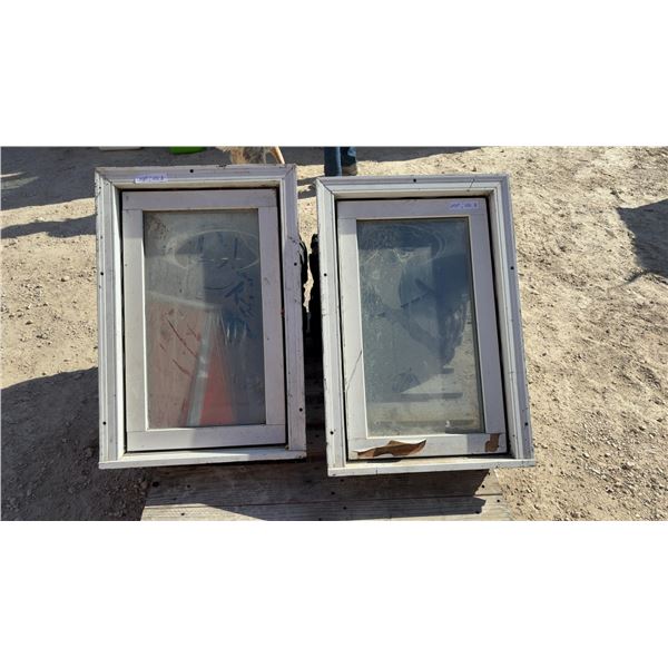 2 Casement Windows, 31 1/2 × 20”