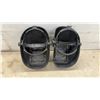 Image 2 : Pair of Black Welding Helmets with Flip-Up Visor and Adjustable Headgear