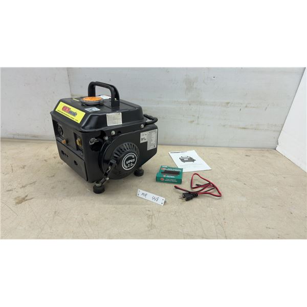 GENmate GG950 Gasoline Generator, 2.0 Horsepower UP65 Engine, 800W/1000W AC Output, 63cc. Runs Well