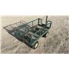 Image 4 : Green Metal Mesh Garden Cart