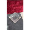 Image 2 : Lot of 8 Clear Glass Ashtrays