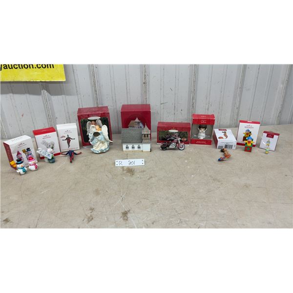 Hallmark Keepsake Ornament Collection Including Teeny Sip Baby Bottle Ornament, Angel, Church