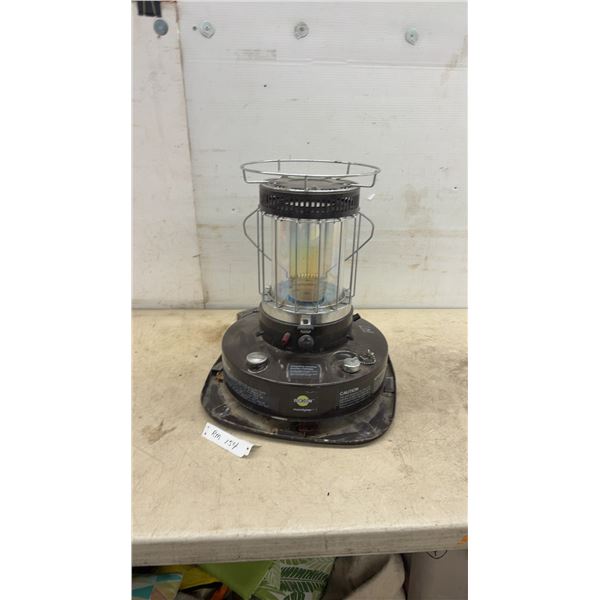 Kero-Sun Moonlighter Portable Kerosene Heater and Can of Kerosene