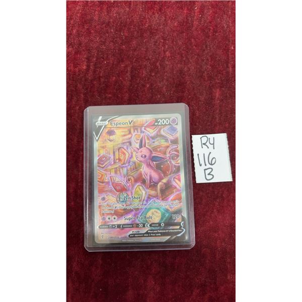 2021 Pokémon Evolving Skies Espeon V Full Art Secret Rare Card 180/203