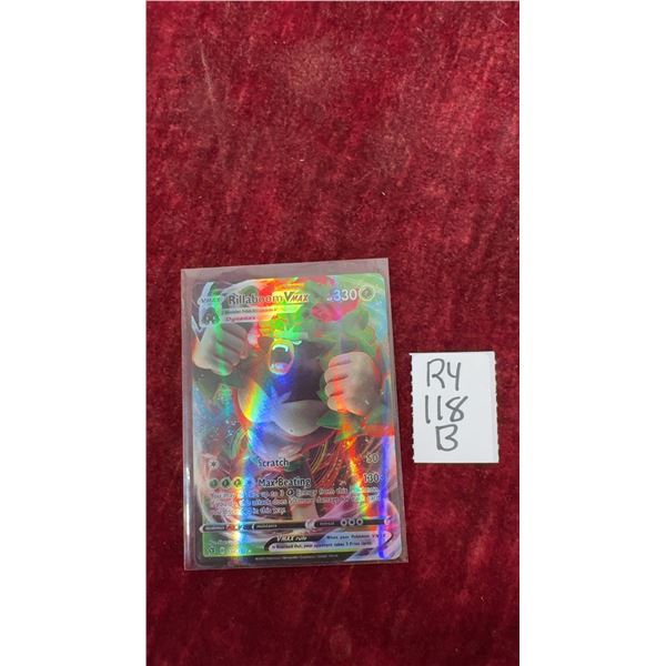 Pokémon Rillaboom VMAX 018/192 Rebel Clash Holographic Trading Card