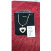 Image 1 : 18K Gold-Plated 25.0mm Simulated Diamond Heart Cluster Necklace, 19” Chain