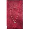 Image 4 : 18K Gold-Plated 25.0mm Simulated Diamond Heart Cluster Necklace, 19” Chain