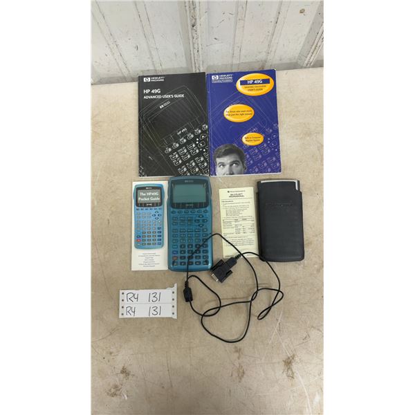 HP 49G Graphing Calculator with Guides and TI BA II