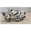 Image 5 : Pair of Vintage Figural Ceramic Dog Teapots, Blue Great Dane and Black and White Scottish Terrier