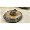 Image 9 : Ceramic Rooster Pitcher, Duck-Shaped Teapot with Bamboo Handle, and Rustic Frog Teapot
