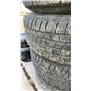 Image 5 : 4 Mitsubishi RVR 16” Alloy Rims with Winter Tires (Value in Rims)