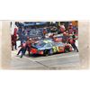 Image 10 : Jeff Gordon Memorabilia Lot: Posters - 19” x 13”, Calendar, License Plates and Plastic Hood Wall