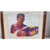 Image 15 : Jeff Gordon Memorabilia Lot: Framed Photo - 15.5” x 12.5”, Framed Sketch -11” x 14”, Backpack, CD