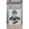 Image 16 : Jeff Gordon Memorabilia Lot: Framed Photo - 15.5” x 12.5”, Framed Sketch -11” x 14”, Backpack, CD