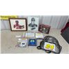 Image 1 : Jeff Gordon Memorabilia Lot: Framed Photo - 15.5” x 12.5”, Framed Sketch -11” x 14”, Backpack, CD