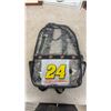 Image 6 : Jeff Gordon Memorabilia Lot: Framed Photo - 15.5” x 12.5”, Framed Sketch -11” x 14”, Backpack, CD