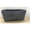 Image 3 : Three Totes, No Lids. 2 Rubbermaid Roughneck Jumbo Storage Tote, 189 Liter