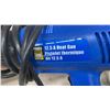 Image 6 : Power Tools: Trademaster 3/8” Drill, Heat Gun, Jigsaw, and Grinder Attachment
