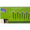 Image 3 : New Mainstays Crackle Glass Solar-Powered LED Pathway Light Set, 8-Pack 2