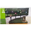 Image 4 : New Mainstays Crackle Glass Solar-Powered LED Pathway Light Set, 8-Pack 2