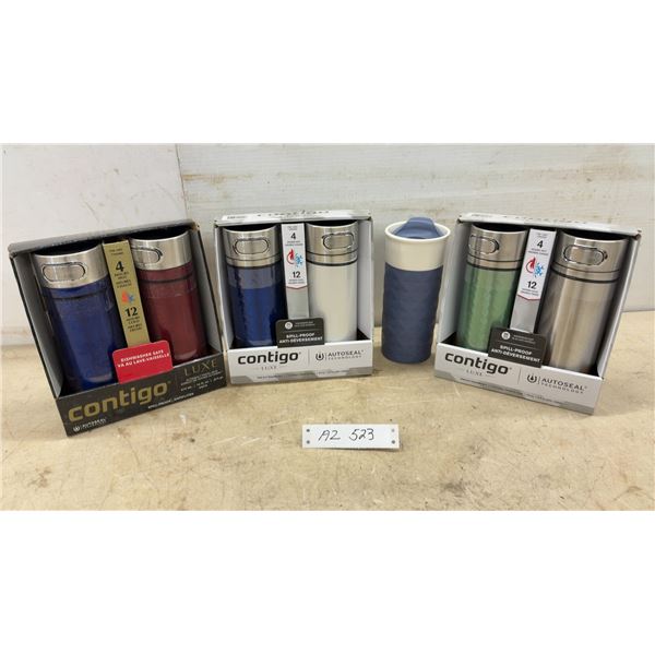 New Contigo Luxe Autoseal 14 oz. Spill-Proof Travel Mugs, 2-Packs and Ello Campy Ceramic Mug