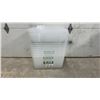 Image 1 : Nine Greenmade InstaView 45 Quart Multi-Use Clear Storage Containers with Double Locking Lids