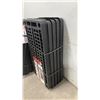 Image 2 : New Three TuffStore 5-Shelf Adjustable Resin Shelving Units, 36” x 18” x 72”, 750 Pound Capacity