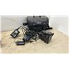 Image 2 : Canon Canovision 8 E07 8mm Camcorder with 8x AF Zoom, Panasonic NV-M40 Camcorder, Bags