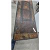 Image 5 : Wrought Iron and Tile Top Console Table with Lower Shelf. 28”×53”× 18”
