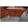 Image 4 : Pair of Mid-Century Modern Dressers: Tall Chest of Drawers. 44”×20”×32” and Low Chest of Drawers.