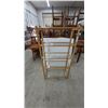 Image 1 : Bamboo and Glass 5-Tier Shelf 57”×31”×17”
