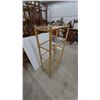 Image 2 : Bamboo and Glass 5-Tier Shelf 57”×31”×17”