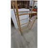 Image 4 : Bamboo and Glass 5-Tier Shelf 57”×31”×17”