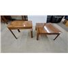 Image 1 : Two Wood End Tables